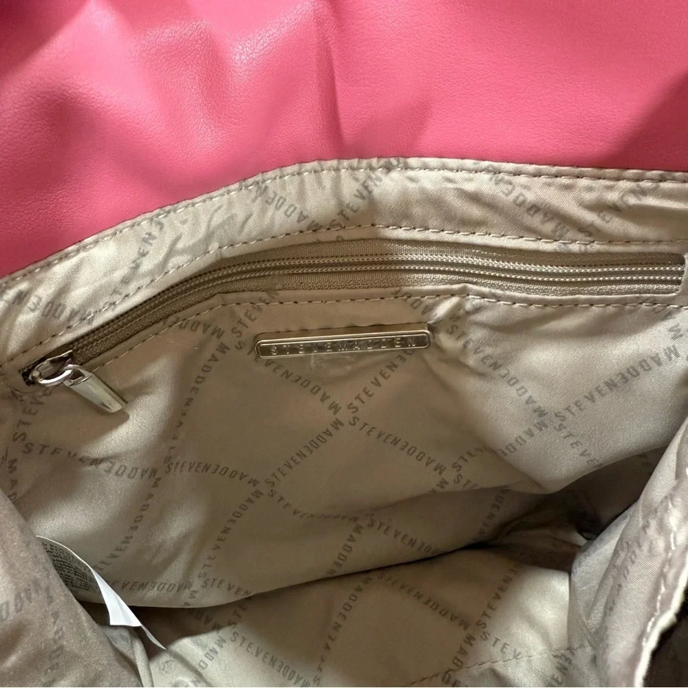 Steve Madden Bwebber Blue Multi Canvas Crossbody Tote Shoulder Bag Viral TikTok